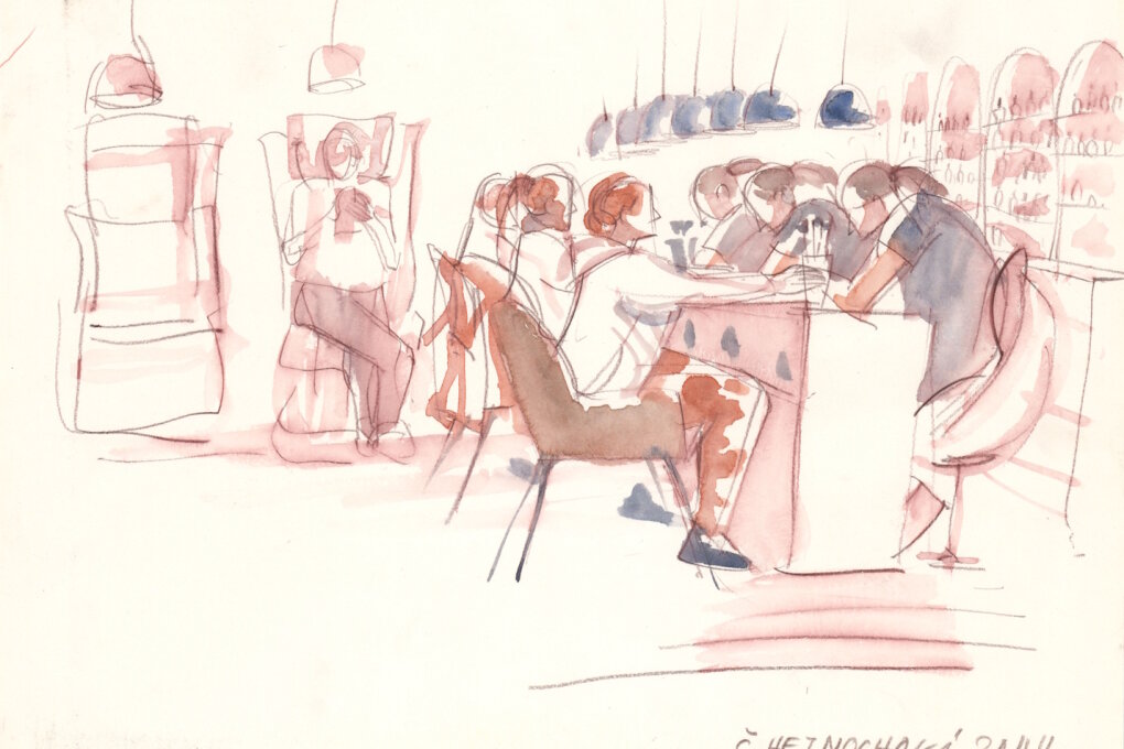 Plenérová kresba a&nbsp;malba oboru Ilustrace SŠUD s&nbsp;Jánem Lastomírskym